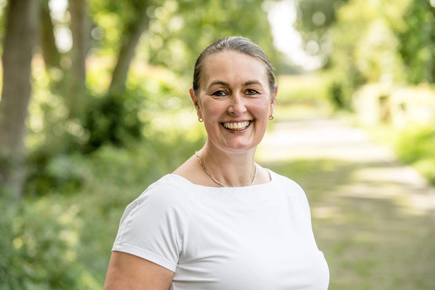 foto van een lachende mandy oehler